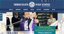 Desktop Screenshot of immaculatahighschool.org