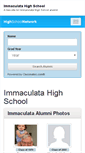 Mobile Screenshot of immaculatahighschool.net